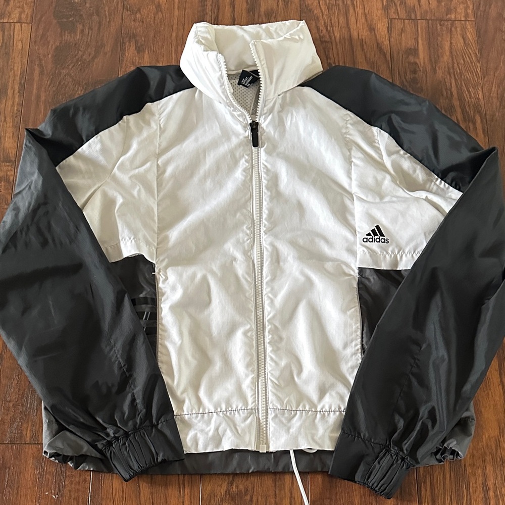Adidas Women’s Two-Tone Windbreaker Jacket